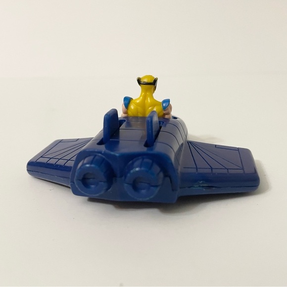 1996 Marvel X-Men Wolverine Blue Plastic Toy Vehicle - Picture 4 of 12